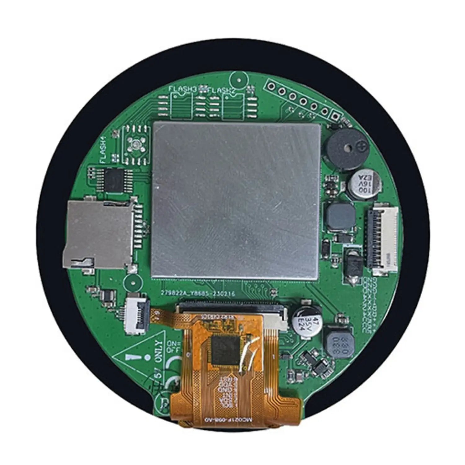 DWIN 2.8 inch circular HMI LCD