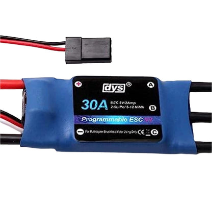 DYS SimonK 30A ESC Brushless Motor ESC 30A 2-4S ESC for Multicopter (Simonk Firmware) Brushless Speed Controller ESC For Drone Quadcopter-Original DYS SimonK 30A ESC for FPV Racing Drones - RS7314