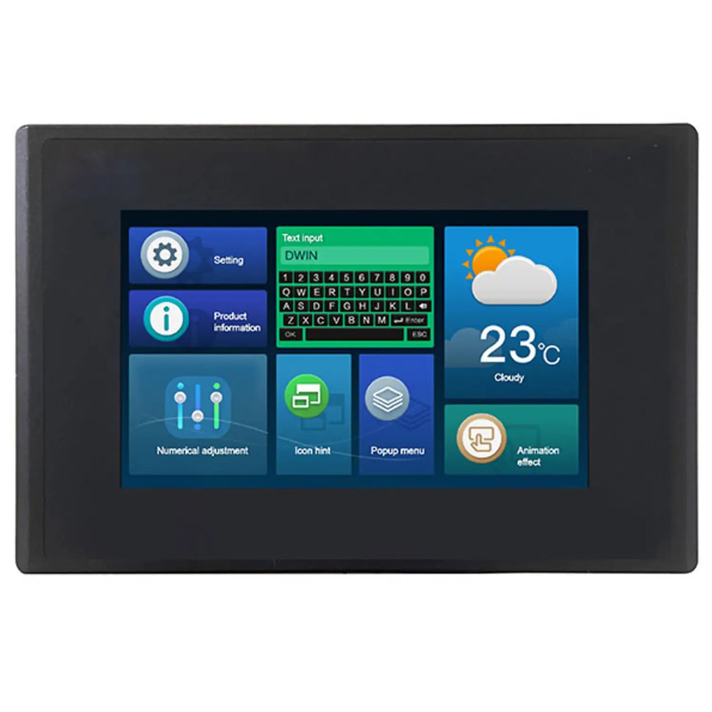 Dwin DMG80480C050_15WTR 5 inch 800x480 LCD display