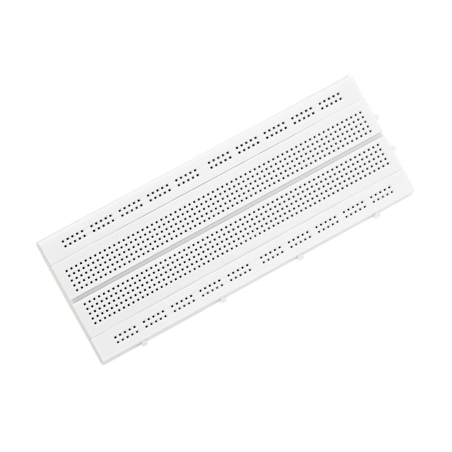 GL12 High Quality Nickel Plated 840 Points Bread Board or Solderless Pieces Circuit Test Board, White - ER029