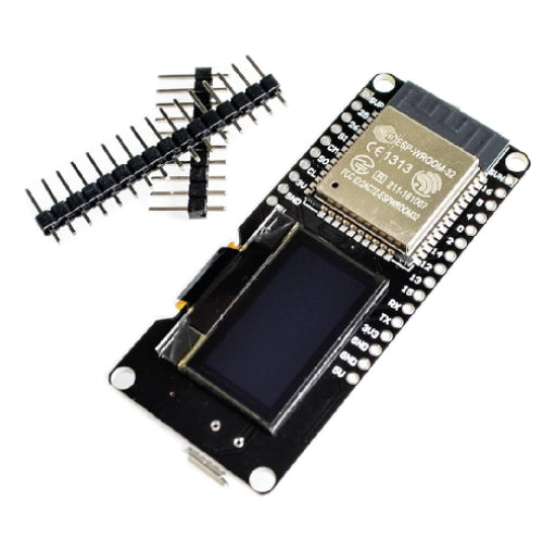 Unsoldered ESP32 OLED WiFi & Bluetooth Module ESP32 0.96" OLED Display ESP32 OLED Display Module Wireless Connectivity Solutions For IoT Projects - RS3698/RS1842