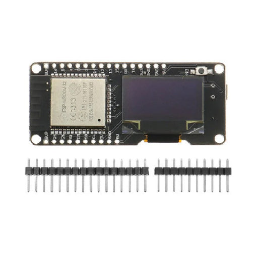 Unsoldered ESP32 OLED WiFi & Bluetooth Module ESP32 0.96" OLED Display ESP32 OLED Display Module Wireless Connectivity Solutions For IoT Projects - RS3698/RS1842