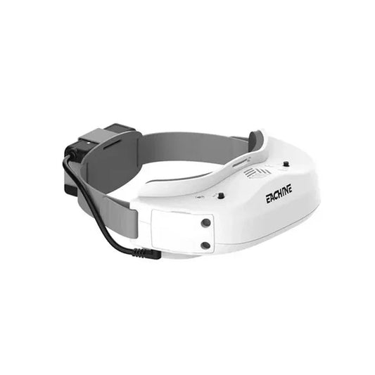 Eachine EV300D FPV Goggle HDMI FPV Goggles 1280x960 FPV Goggles 5.8G 72CH Dual True Diversity Compatible Built-in DVR Focal Length Adjustable For FPV RC Drone With Chargeable Battery Case – White - RS7271