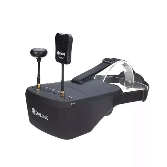 Eachine EV800D FPV Goggles 5.8G FPV Goggles 40CH Diversity FPV Goggles With Diversity Receiver 800x480 Diversity Video Headset Build in 1200mAh Battery For Analog FPV Camera and Transmitter FPV Drone RC Car - RS7258