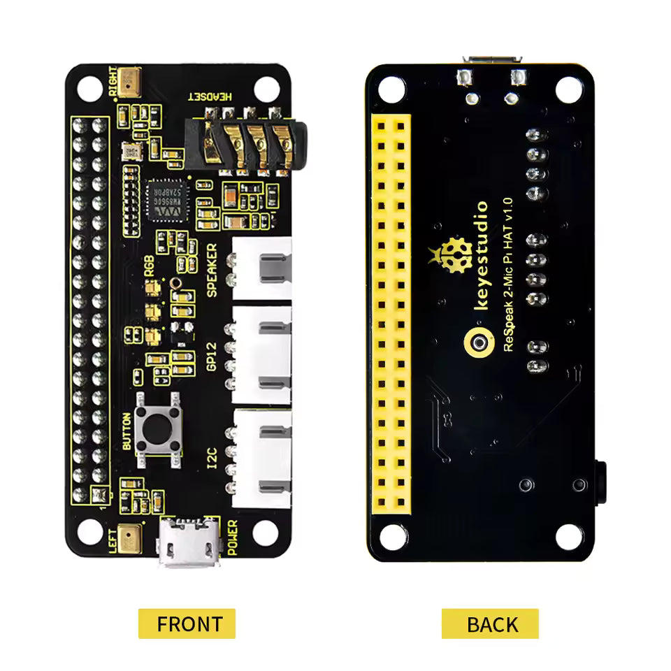 ReSpeaker Pi HAT V1.0 5V Expansion Board
