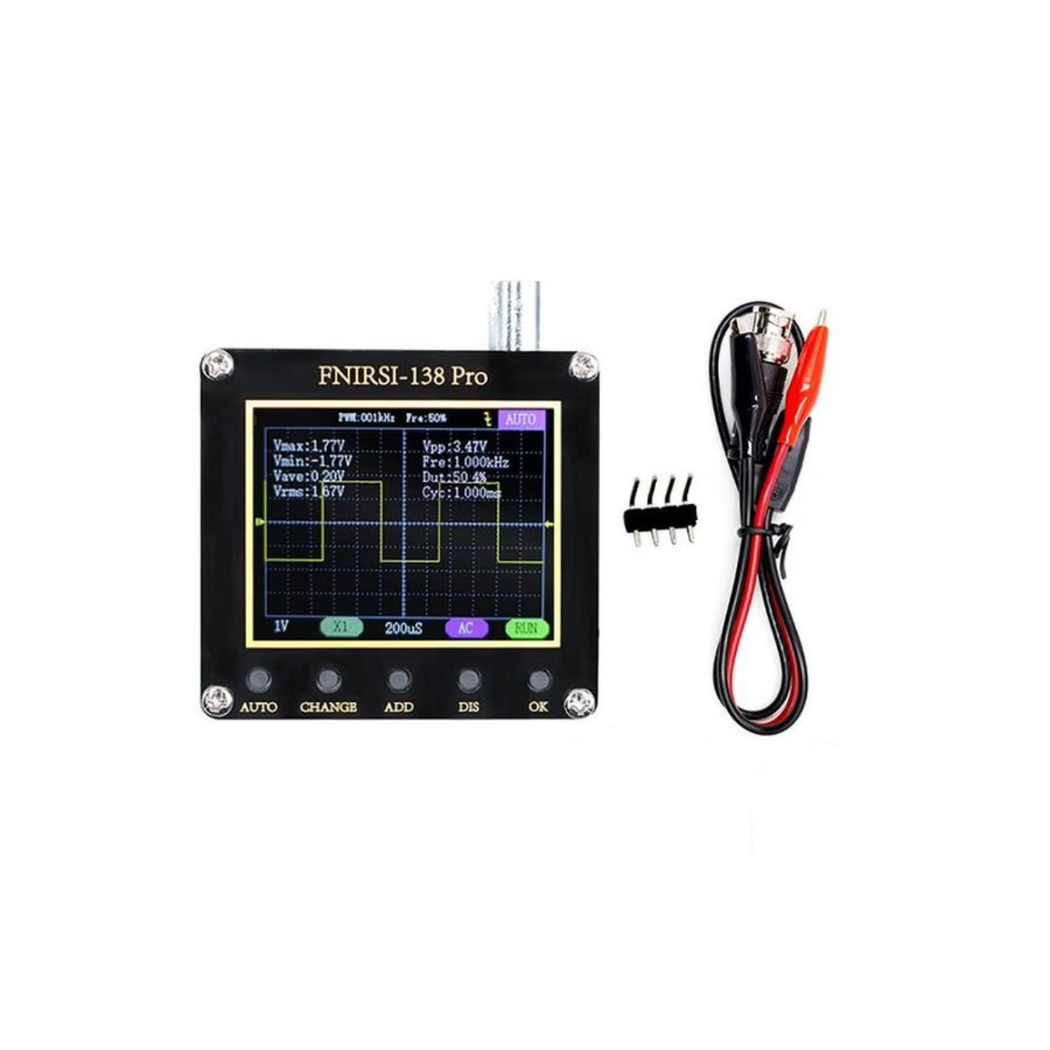 FNIRSI 138PRO 2.4 inch screen handheld oscilloscope