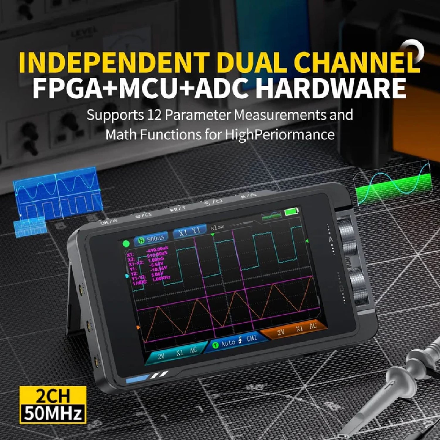 Built-in DDS Signal Generator