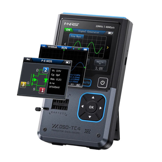 FNIRSI DSO-TC4 3-in-1 Digital Oscilloscope Transistor Tester