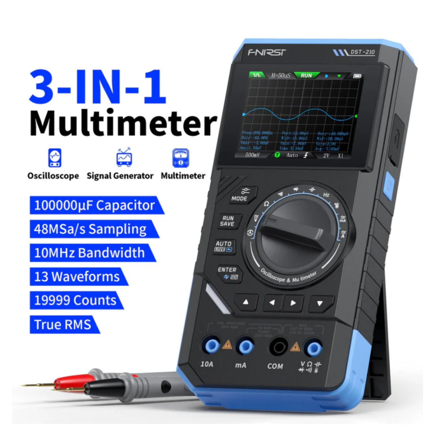 Portable Multimeter Oscilloscope