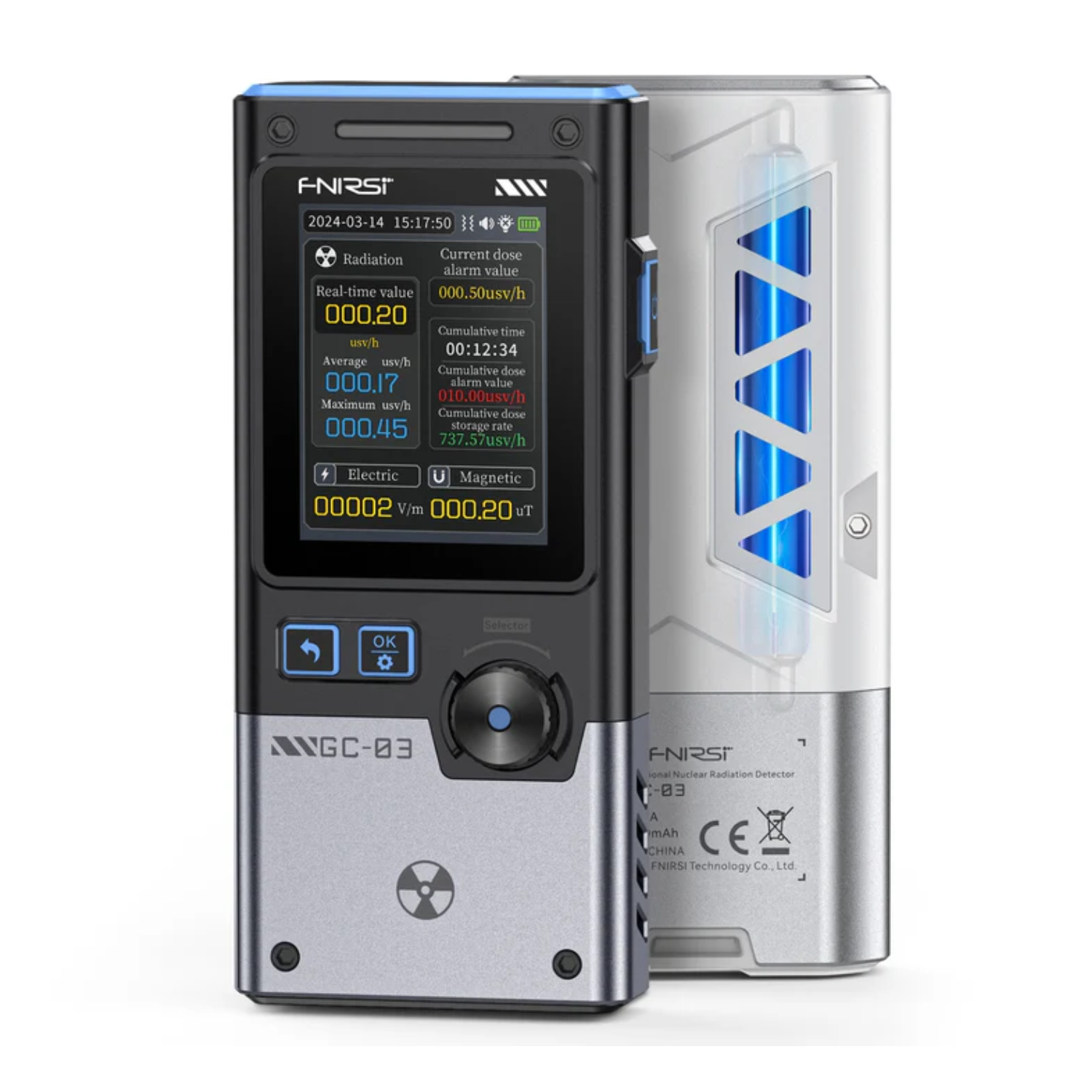 FNIRSI GC-03 3-IN-1 Electromagnetic Radiation Detector