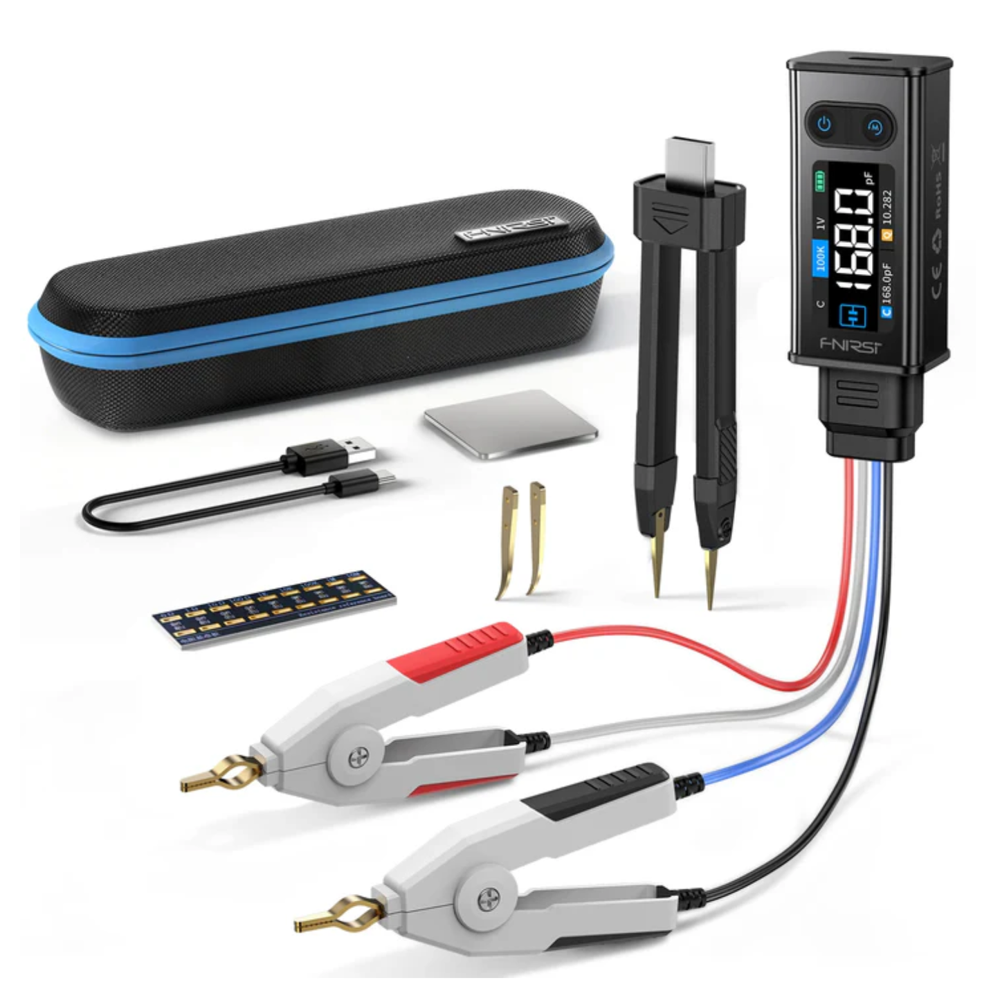 FNIRSI LCR-ST2 100kHz digital LCR ESR meter