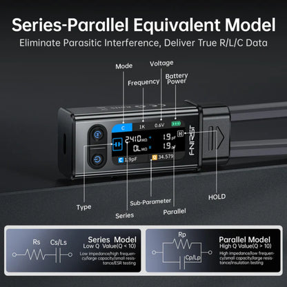 Automatic RLC component tester for PCB repair