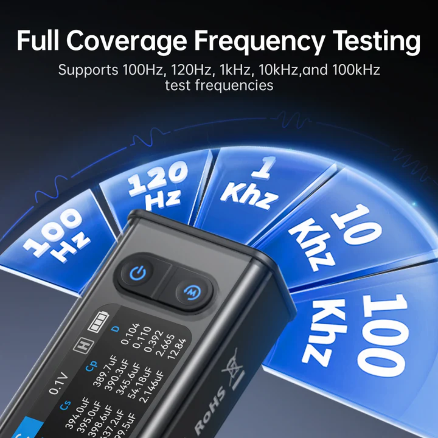 2-in-1 digital smart tweezers for SMD testing