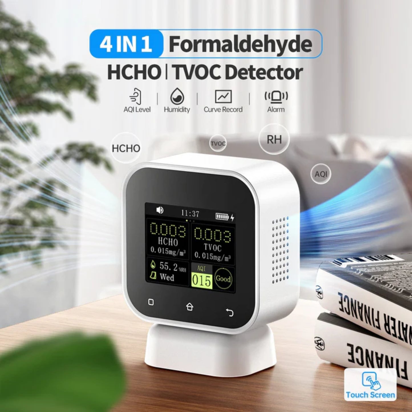 Formaldehyde, TVOC, Temp/Humidity