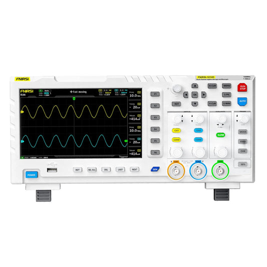 FNIRSI 1014D Digital Oscilloscope 2 Channel 1014D Digital Oscilloscope 2 in 1 Digital Oscilloscope DDS Signal Generator Enhanced Learning Experience With The FNIRSI 1014D Oscilloscope - RS8268