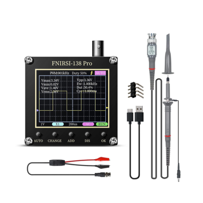 2.4 inch screen handheld oscilloscope logic analyzer