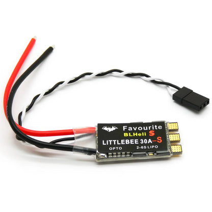 Favorite LittleBee 30A-S OPTO ESC Electronic Speed Controller 30A ESC Blheli_S OPTO 2-6S Mulitshot Oneshot For RC Drone FPV Racing Drone Quadcopter Multicopter 30A ESC - RS7316