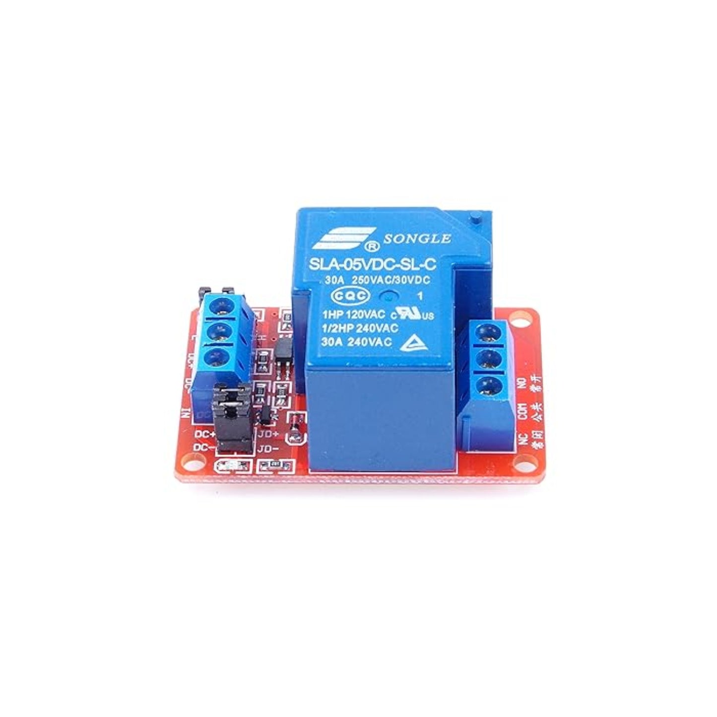 Single Channel 5V 30A Power Failure Relay High-Power 5V 30A Power Failure Relay Module Industrial-Grade 5V 30A Power Failure Relay For Power Outage Detection - RS3920