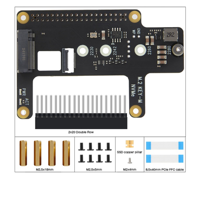 Low Profile NVMe HAT

