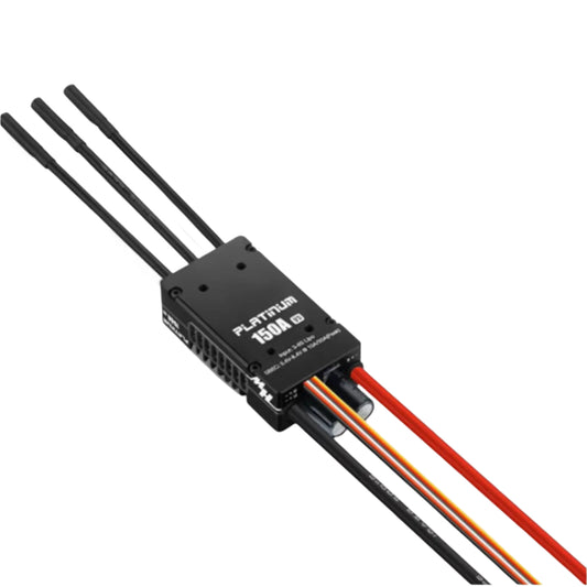 Hobbywing Platinum HV 150A V5 ESC w/ VBar Telemetry High Power BEC ESC For RC Drones, Airplanes & Helicopters VBar Telemetry For Ultimate Control