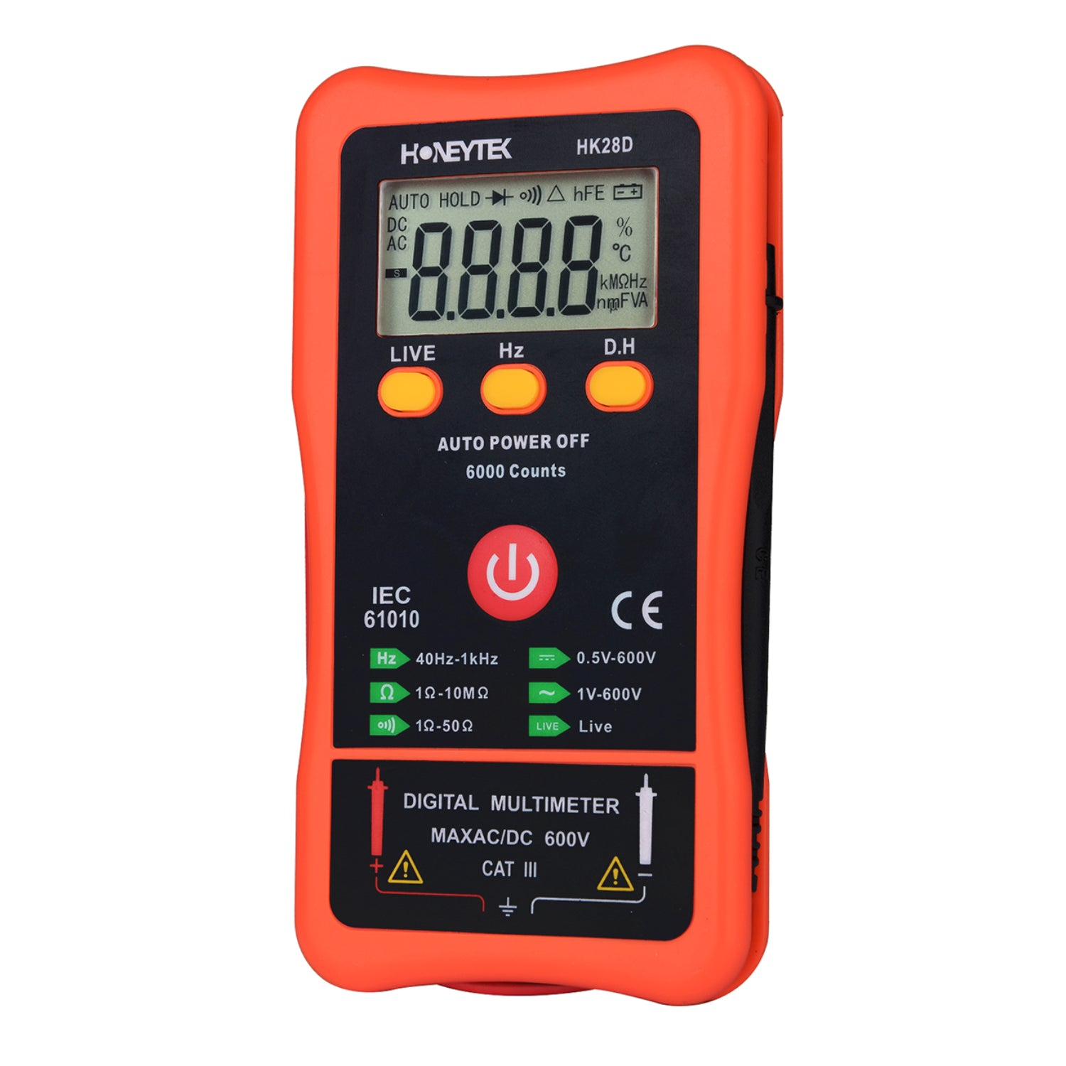 Mini pocket smart multimeter for electronics