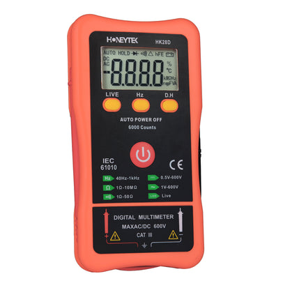 Affordable smart multimeter with 6000 count display