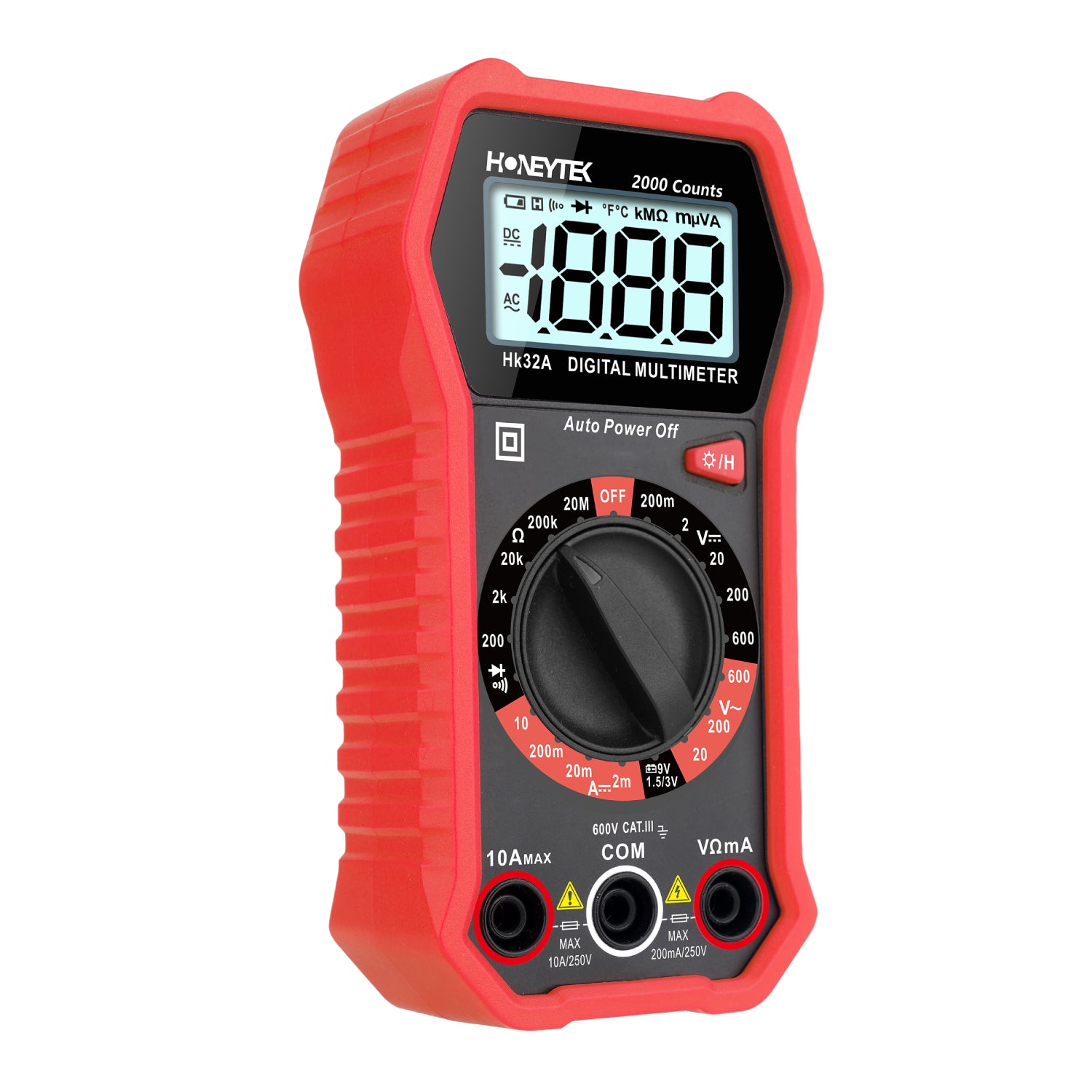 Honeytek HK32A Auto-Ranging Digital Multimeter