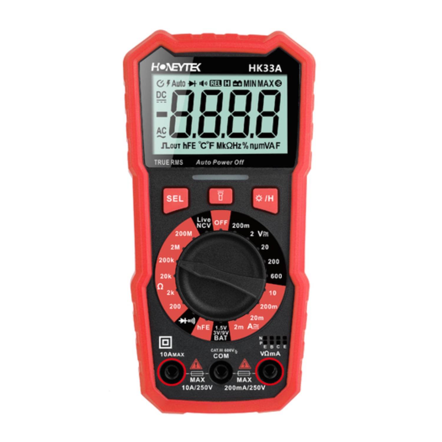 Accurate True Rms Multimeter Buy Honeytek HK33A True-RMS Digital Multimeter – REES52