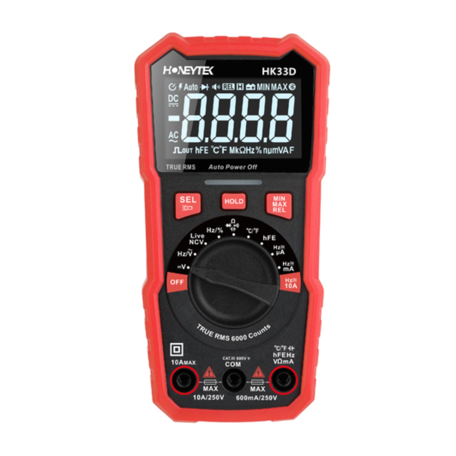 Honeytek HK33D TRUE-RMS Digital Multimeter