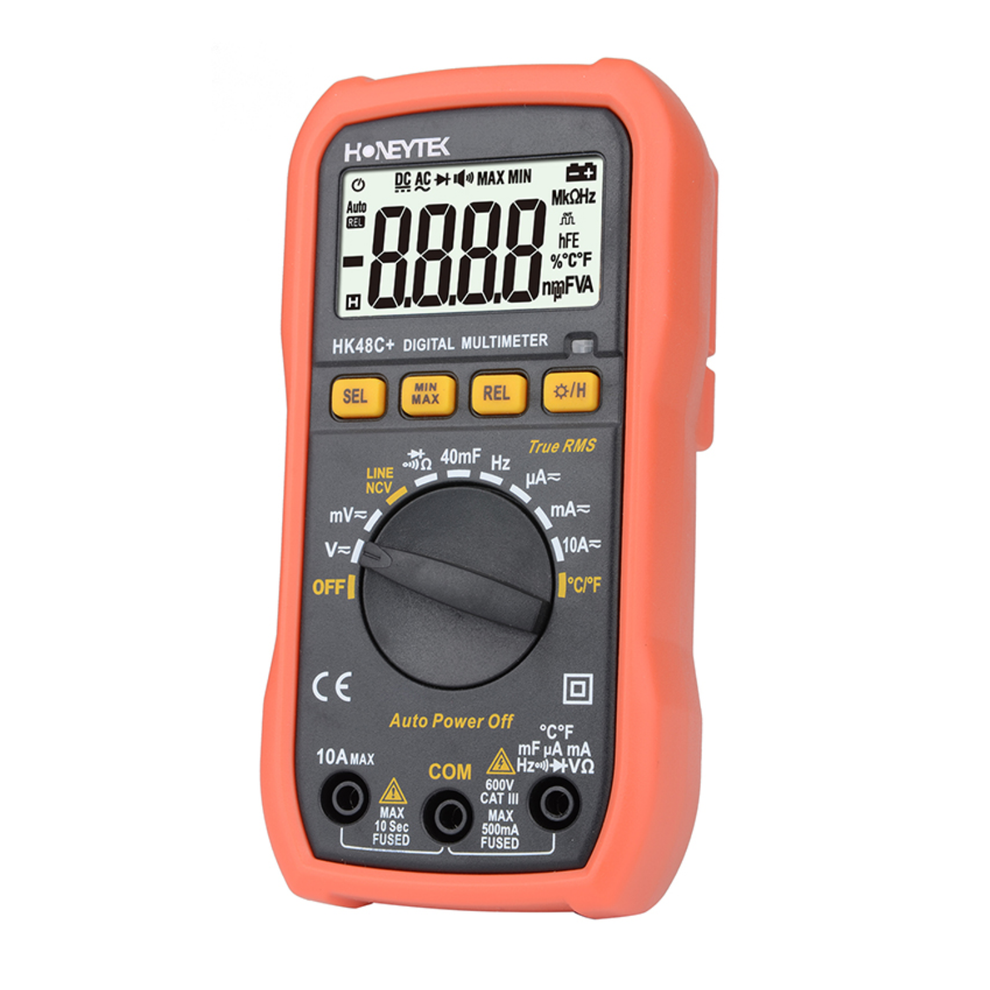 Buy Honeytek HK48C+ True-RMS Digital Multimeter With Auto-Ranging – REES52