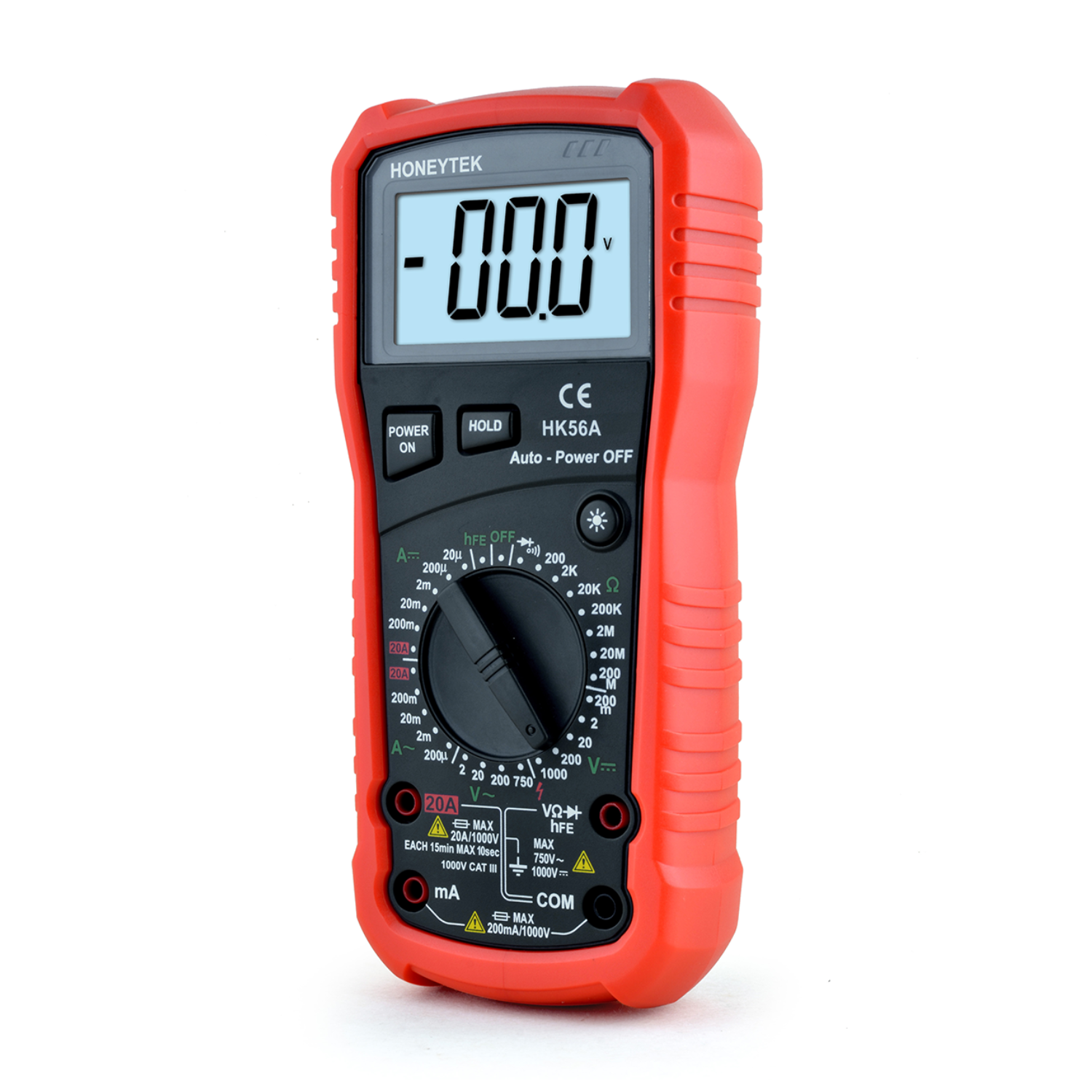 Auto-ranging multimeter for automotive electrical