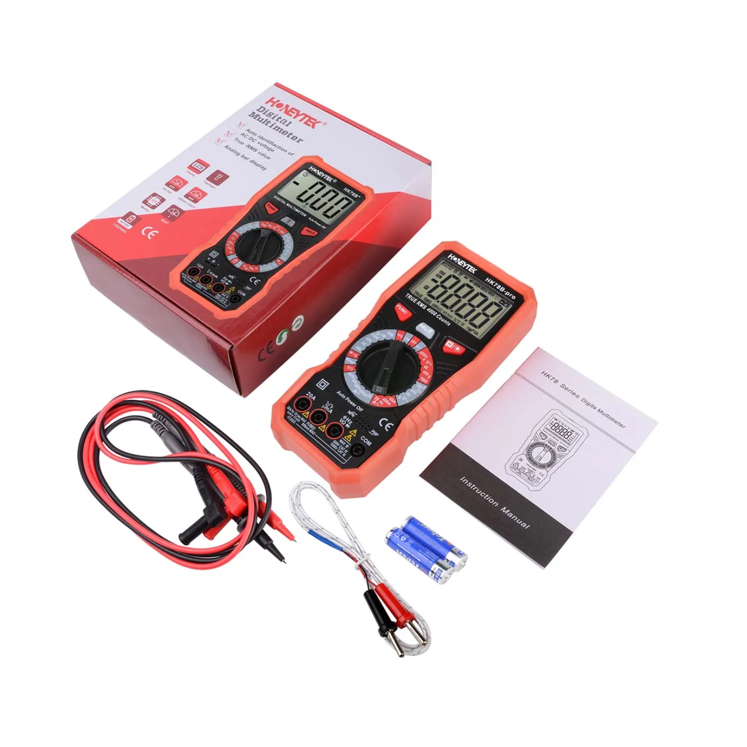 Honeytek HK78B-Pro Digital Multimeter 