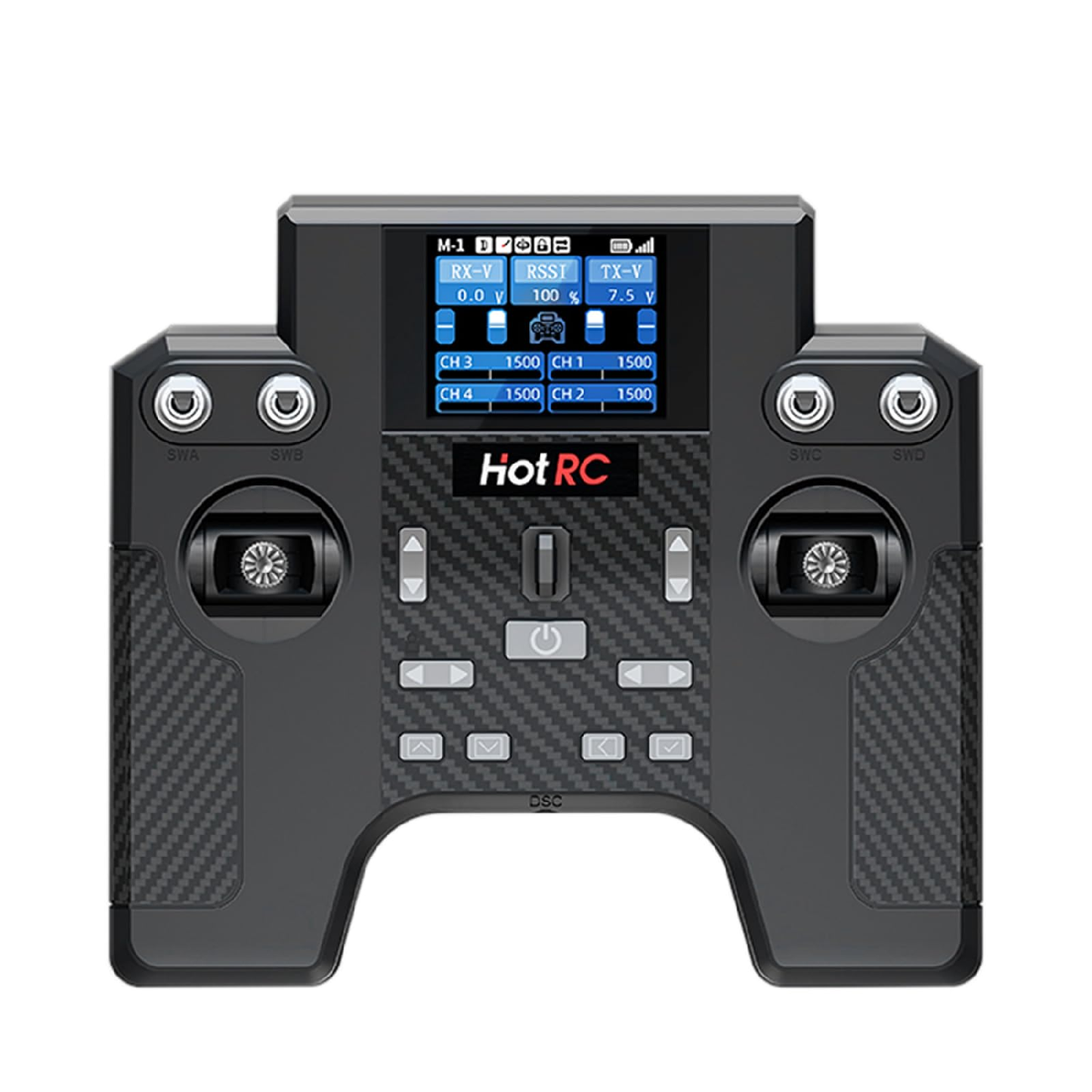 HotRC HT-8A 8CH 2.4GHz Remote Controller with Receiver 