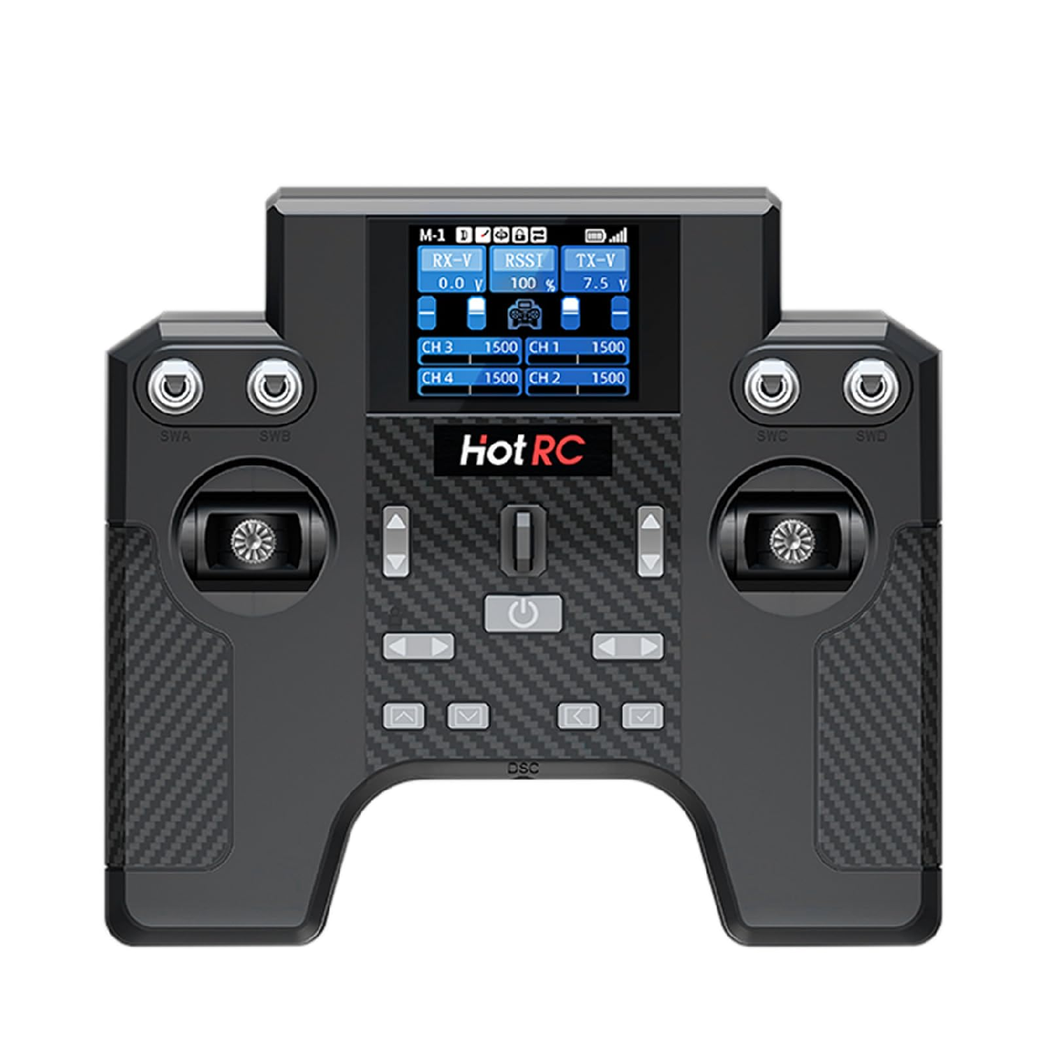 HotRC HT-8A 8CH 2.4GHz Remote Controller with Receiver 