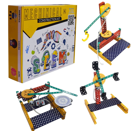 DIY Mechanical Construction Kit Hands-On Learning STEM Kit For Age 6-14 Years Kids - RS8679