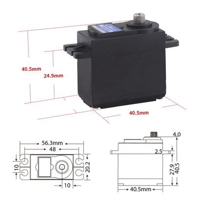 JX Servo PS-5521MG 21KG Digital Servo with Full Metal Gears High-Torque Coreless Motor For RC Models