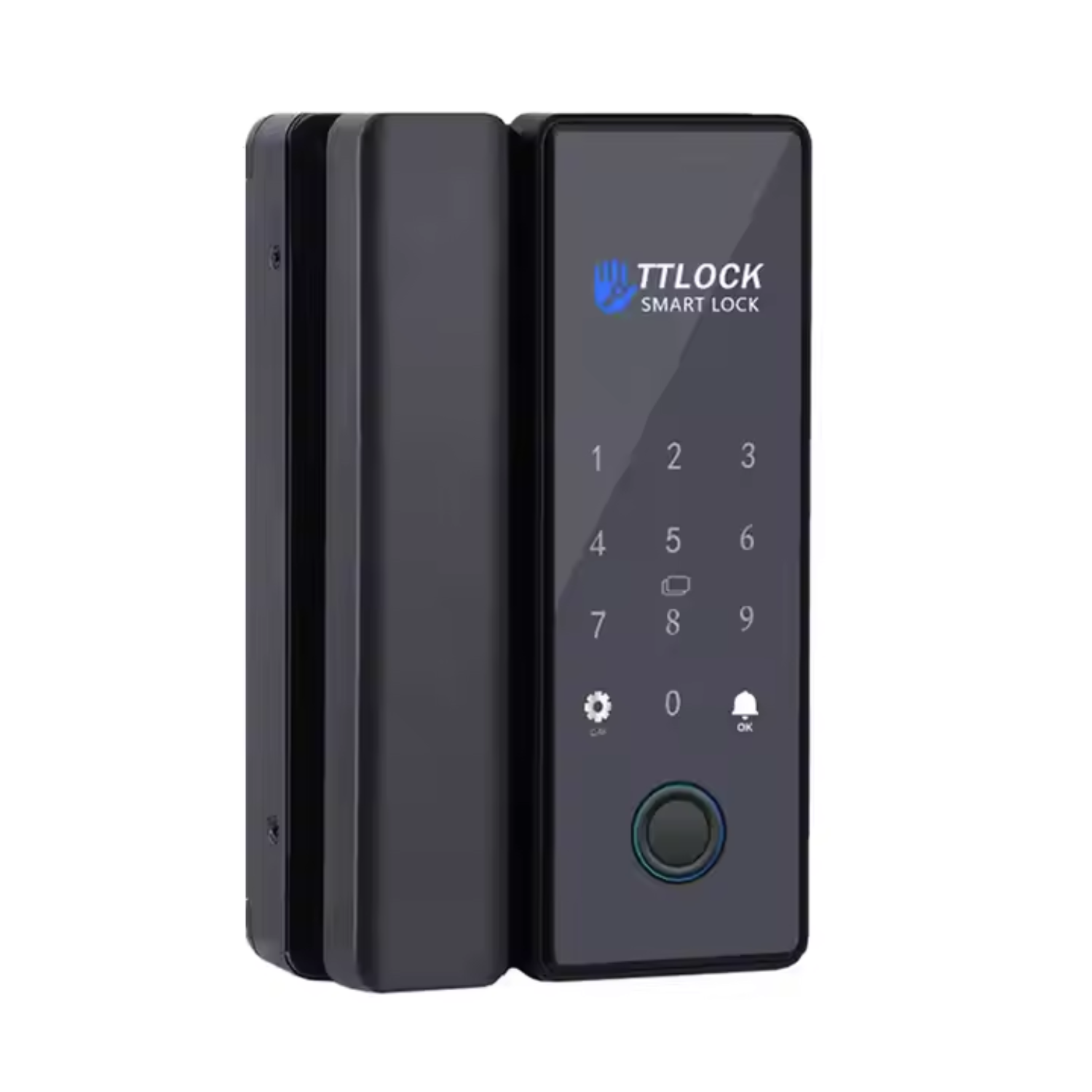 K190 TTLock fingerprint glass door lock