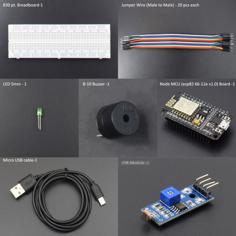 Make an IOT LDR Alarm Circuit Using LDR Module compatible Arduino Uno ...