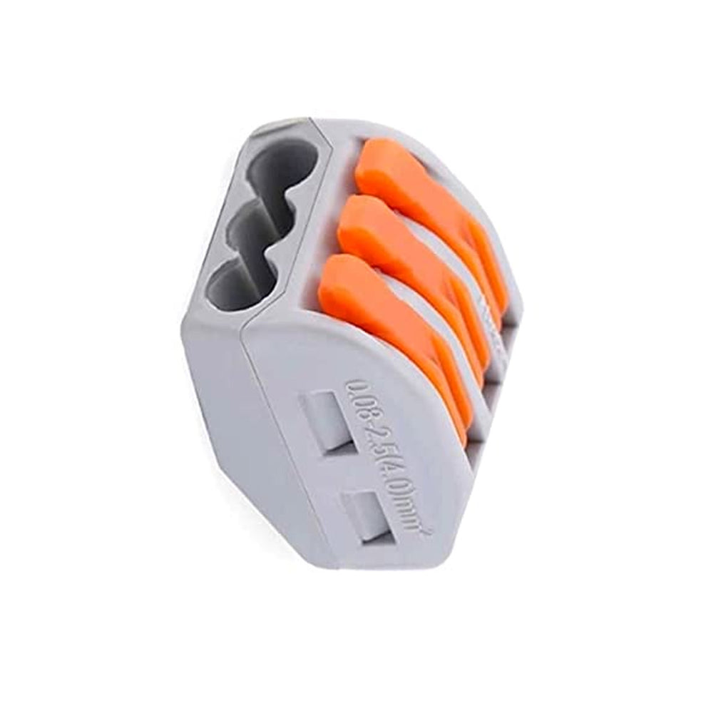 PCT-213 Wire Connector Terminal Block 0.08-2.5mm 3 Pole Wire Connector ...