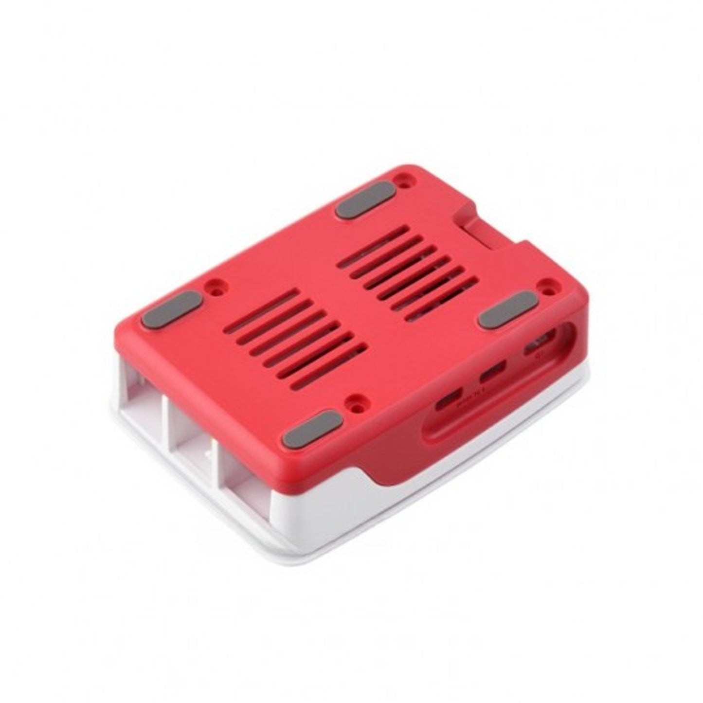 Official Raspberry Pi 5 Case Red and White Raspberry Pi 5 ABS Case Raspberry Pi 5 Active Cooling PWM Fan Protection - RS5688