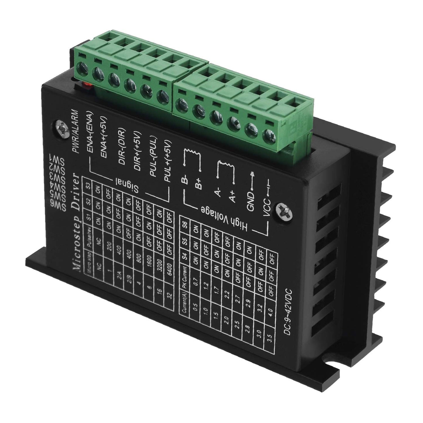 TB6600 Stepper Motor Controller TB6600 Stepper Motor Driver Controller 4A 9-42V TTL 16 Micro-Step CNC 1 Axis - NA287 - REES52