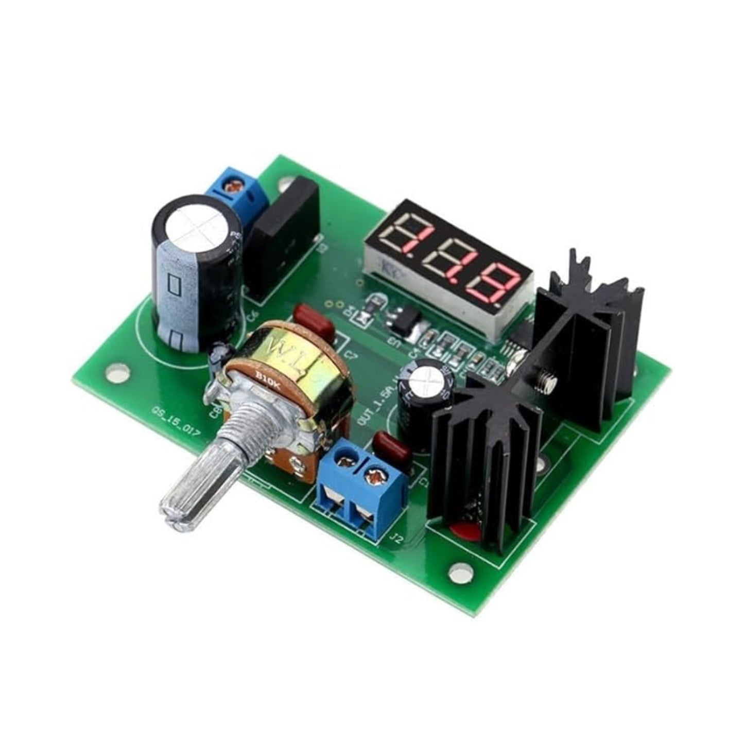 LM317 Step-Down Voltage Regulator DC-DC Buck Converter Module Compact LM317 DC-DC Power Supply Module For DIY Projects - NA289