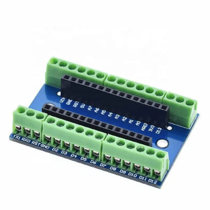 NANO IO Shield V1.0 Module NANO IO Shield Expansion Board Arduino NANO IO V1.0 Expansion Board For Unleash NANO's Potential - Blue - RS5984