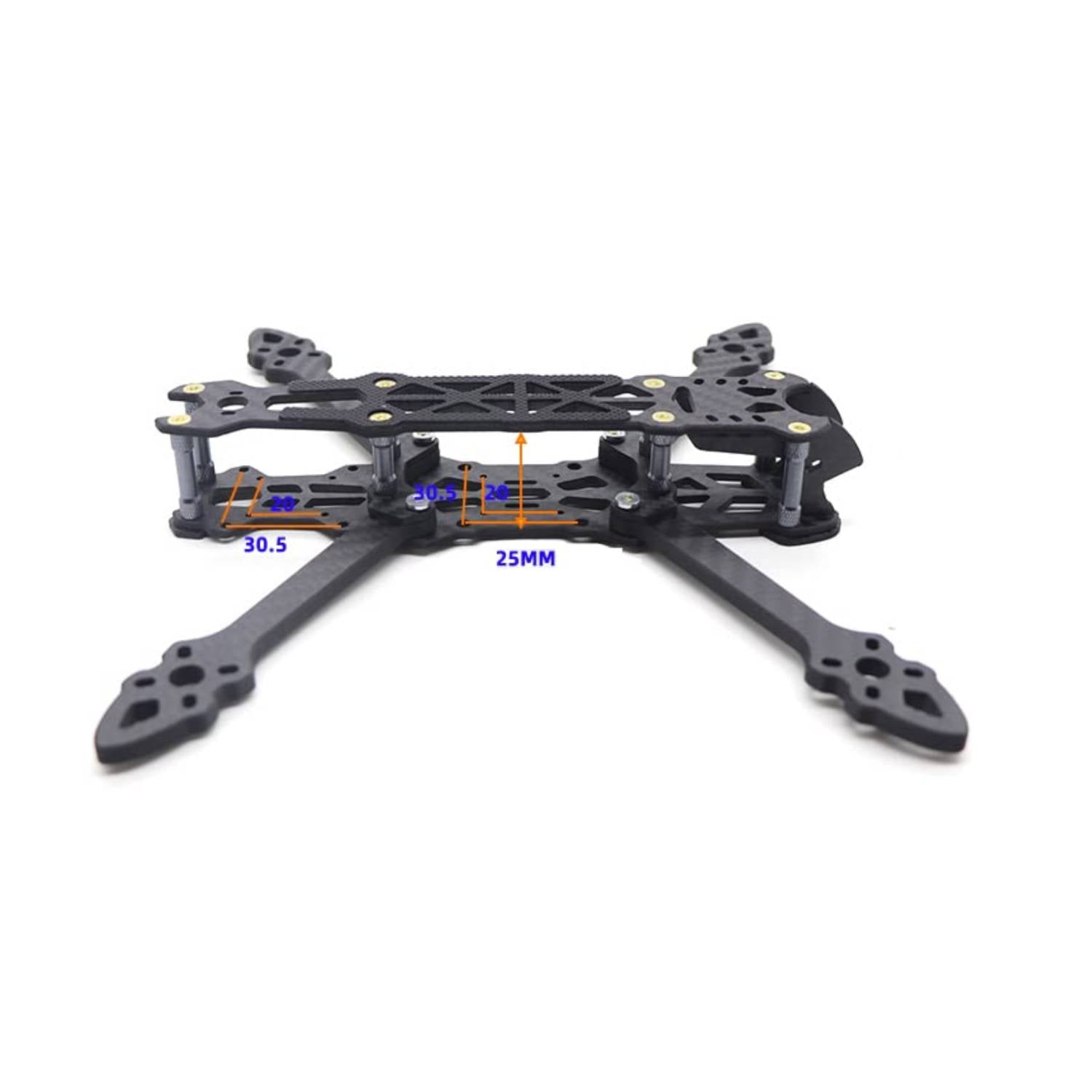  Mark4 5-inch 225mm Carbon Fiber FPV Drone Frame Kit - Durable And Lightweight For Freestyle And Racing