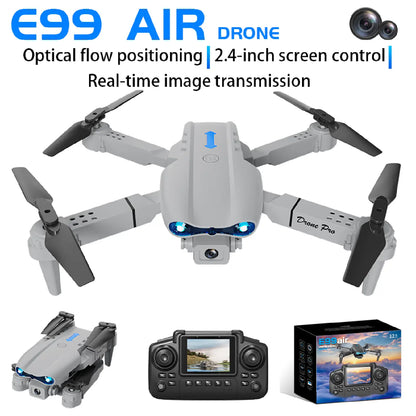 E99 Air Drone – Foldable 1080P HD Camera with Optical Flow & 2.4” Screen Controller