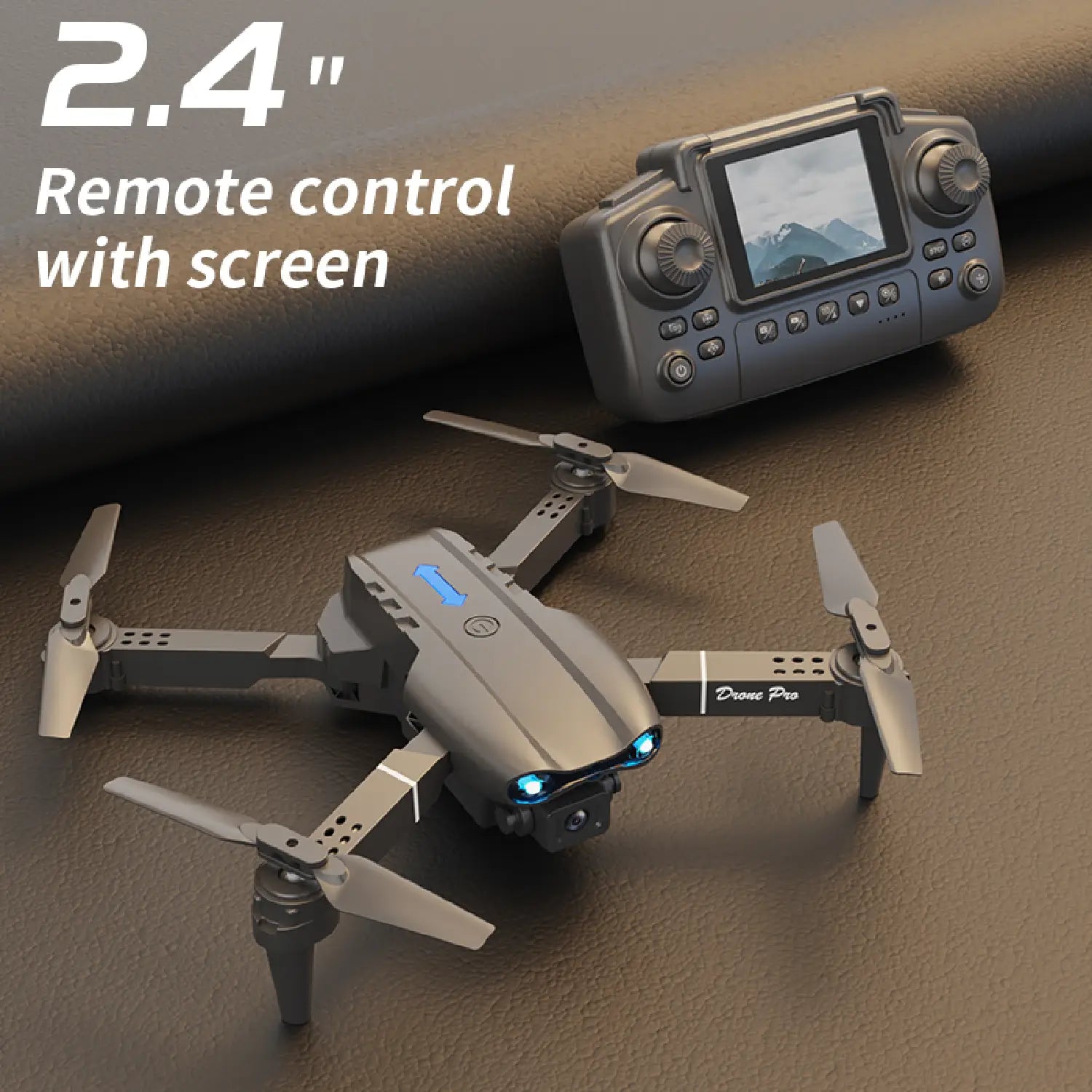 E99 Air Drone – Foldable 1080P HD Camera with Optical Flow & 2.4” Screen Controller