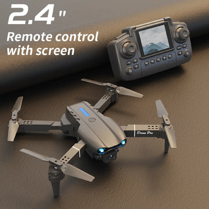 E99 Air Drone – Foldable 1080P HD Camera with Optical Flow & 2.4” Screen Controller