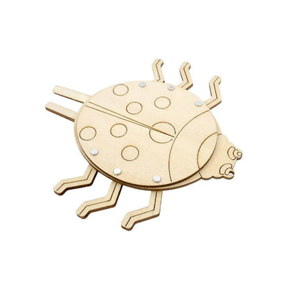DIY Ladybugs Puzzle STEM Kit Wooden Ladybugs Educational