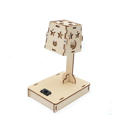 Light Controlled Lamp STEM Kit DIY Light Controlled Lamp Science Toys Children Technologia Experimental Tool Stem Kit Learning Educational Wooden Puzzle Games - RS6294