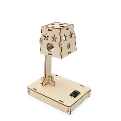 Light Controlled Lamp STEM Kit DIY Light Controlled Lamp Science Toys Children Technologia Experimental Tool Stem Kit Learning Educational Wooden Puzzle Games - RS6294